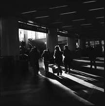 Passengers arrived at the Staten Island ferry terminal in Manhattan as sunshine streamed through the modernised terminal